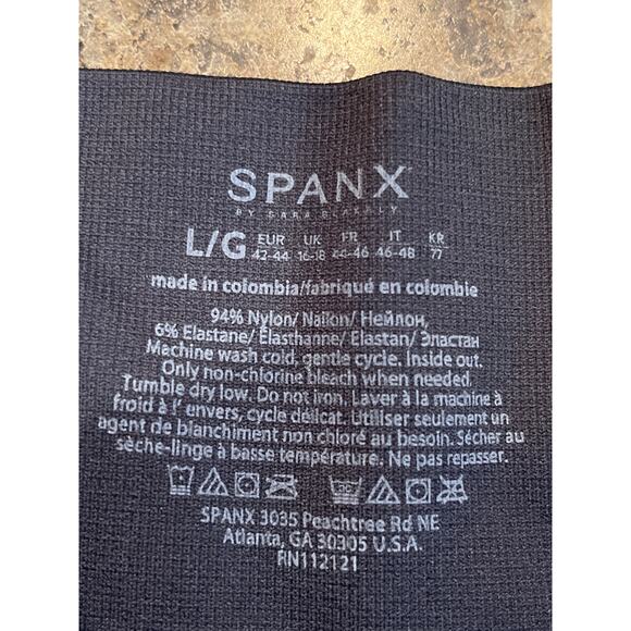 Spanx High Rise Camo Print Seamless Leggings Gray Size Large - Picture 2 of 5